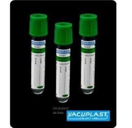 Tubo De Vácuo (Vidro) Heparina - 4 Ml - 100 Unid - Vacuplast